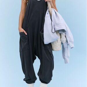 FP Movement by Free People Charcoal Jumpsuit
